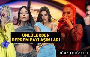 Balıkesir'deki deprem sonrasında ünlülerden geçmiş olsun paylaşımı!