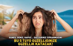 Güneş, deniz, havuz… Saçlarınız yıpranmasın! Bu 5 tüyo güzelliğinize güzellik katacak