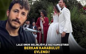 SURVIVOR'IN ESKİ YARIŞMACISI BERKAN KARABULUT EVLENDİ! Lale Onuk gelinliğiyle göz kamaştırdı