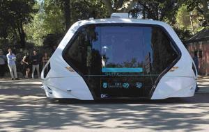 İspanya'nın ilk sürücüsüz elektrikli otobüsü Madrid'de yola çıktı