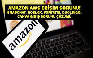 Amazon, Amazon AWS, Snapchat, Roblox, Fortnite, Duolingo ve Canva çöktü mü? Amazon Web Services (AWS) erişim sorunu mu var? Giriş sorunu nasıl çözülür?