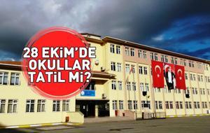 28 EKİM OKULLAR TATİL Mİ 2025? Resmi tatil detayı! Cumhuriyet Bayramı öncesi 28 Ekim okullar tatil mi, yarım gün mü?