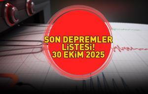 SON DAKİKA DEPREM HABERLERİ 30 EKİM 2025 | Deprem mi oldu, nerede, kaç şiddetinde? AFAD - Kandilli Rasathanesi son depremler listesi: Balıkesir...