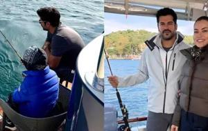 Boğaz’da Aile Keyfi! Fahriye Evcen ve Burak Özçivit’ten Sıcacık Aile Pozu