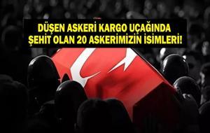  Şehit Olan 20 Askerimizin Kimlik Bilgileri Açıklandı! Son Şehidimizin Naaşı Bulundu! İşte Şehitlerimizin İsim Listesi...