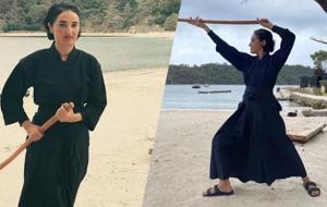 Fadik Sevin Atasoy, Samuray Olma Yolunda! Dövüş Sanatındaki Eğitimine Devam Ediyor