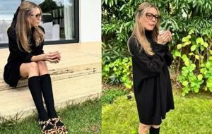 Sinem Kobal’dan Kasım Paylaşımları! Bahçede Siyah Elbisesiyle Büyüledi