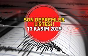 SON DEPREMLER LİSTESİ 13 KASIM 2025 | Deprem mi oldu, nerede, kaç şiddetinde? Kandilli Rasathanesi ve AFAD açıkladı: Balıkesir, Manisa, Tunceli...