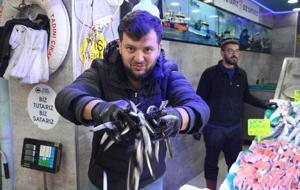 Balık tezgahları hamsi ile doldu