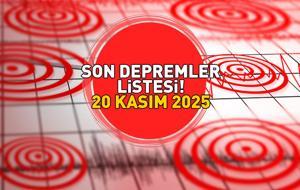 SON DEPREMLER LİSTESİ 20 KASIM 2025 | Deprem mi oldu, nerede, kaç şiddetinde? Kandilli Rasathanesi – AFAD açıkladı: İran, Gaziantep, Osmaniye, Balıkesir...