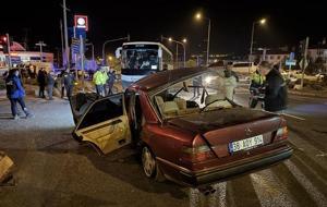 Nevşehir'de feci kazada kişi hayatını kaybetti! Otomobil bu hale geldi