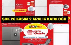 ŞOK 26 KASIM - 2 ARALIK İNDİRİM KATALOĞU! ŞOK'ta bu hafta neler var? İşte ŞOK 26 Kasım 2 Aralık indirimleri