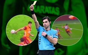 Galatasaray - Samsunspor maçı tartışmalı pozisyonlar! Penaltı için net yorum...