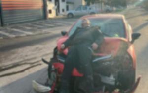 Kaza mı intikam mı? Önce çarptı sonra sosyal medyada paylaştı