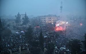 Suriye'de halk sokağa döküldü! Kutlama yaptılar