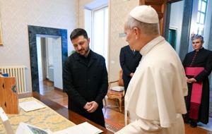 Papa Leo, Ukrayna Devlet Başkanı Zelenski ile görüştü