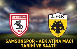 SAMSUNSPOR - AEK ATİNA MAÇI ŞİFRESİZ CANLI YAYINLANACAK | UEFA Konferans Ligi Samsunspor - AEK Atina maçı ne zaman, saat kaçta, hangi kanalda? Muhtemel 11'ler!