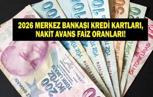 MERKEZ BANKASI KREDİ KARTI FAİZ ORANLARI: MB Kredi Kartı Faizleri Ne Kadar Oldu? İşte 1 Ocak 2026 nakit avans faizi ve değişen limite göre kredi kartı faiz oranları listesi...