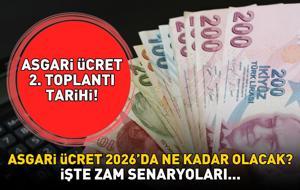 ASGARİ ÜCRET 2026 ZAMMI TOPLANTISI | Asgari ücret 2. toplantısı ne zaman, saat kaçta? Brüt-net asgari ücret ne kadar olacak? Yüzde 20, 30, 40 zamlı maaş hesaplama!
