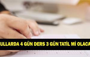 OKULLAR 4 GÜN MÜ OLACAK? 1 Ocak'tan sonra okullarda 3 gün tatil mi olacak?