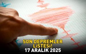 SON DAKİKA DEPREM HABERLERİ 17 ARALIK 2025 | Deprem mi oldu, nerede, kaç şiddetinde? Kandilli Rasathanesi-AFAD son depremler listesi! Balıkesir, Mersin…