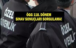  Özel Güvenlik 118. Dönem Sınav Sonuçları Açıklandı Mı? ÖGG Soru Cevap Anahtarı Açıklandı Mı? İşte Sonuç Sorgulama...