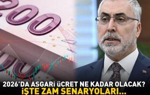 ASGARİ ÜCRET 2026 YÜZDE 20, 30, 40 ZAM HESAPLAMA TABLOSU! 2026'da asgari ücret ne kadar olacak, ne zaman açıklanacak, yüzde kaç zam gelir?