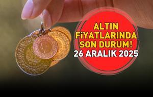 26 ARALIK 2025 CANLI ALTIN FİYATLARI: Gram Altın Ne Kadar? Çeyrek Altın, Yarım Altın, Cumhuriyet Altını Ne Kadar? Haftanın son işlem günü altın fiyatları!