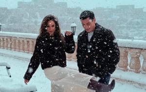 Uzak Şehir'e Kar Yağdı! Tarihi Manzarada Kartpostallık Kareler