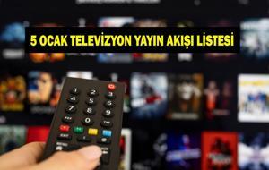 5 OCAK YAYIN AKIŞI: Bugün Televizyonda Neler Var? Bu Akşam Dizi Var Mı? Uzak Şehir Bu Akşam Var Mı? 5 Ocak Pazartesi TV Yayın Akışı Listesi