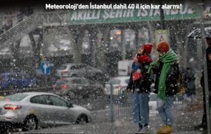 SON DAKİKA | Dikkat! Listede İstanbul da var: 40 il için kar alarmı