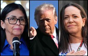 Venezuela temasları... Machado Beyaz Saray'a giderken, Trump Rodriguez ile görüştü: Herkes için muhteşem olacak