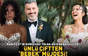 Ünlü çiftten bebek müjdesi! Manifest'in kurucusu Tolga Akış baba oluyor