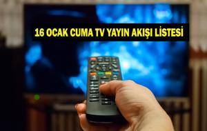 16 OCAK YAYIN AKIŞI: Bugün Televizyonda Neler Var? Arka Sokaklar Bu Akşam Var Mı? İşte 16 Ocak Cuma TV Yayın Akışı Listesi