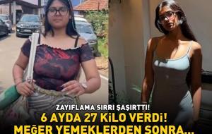 6 ayda 27 kilo verdi! İstediğini yiyerek zayıflayan kadın şoke etti! 'Meğer yemeklerden sonra bunu yapıyormuş'