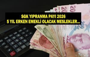 SGK YIPRANMA PAYINA DAHİL EDİLEN MESLEKLER: Yıpranma Payı Nedir? SGK Yıpranma Payına Yeni Eklenen Meslekler Hangileri? O Mesleklerdekiler 5 Yıl Daha Erken Emekli Olacak!