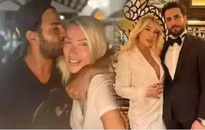 Seda Sayan ve Çağlar Ökten’den gelin-damat şıklığı! Gören dönüp bir daha baktı