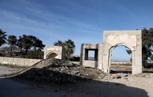 Terörden arındırılan Süleyman Şah Türbesi bölgesi havadan görüntülendi