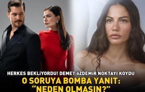 Herkes bekliyordu! Eşref Rüya'nın Nisan'ı Demet Özdemir'den o soruya bomba yanıt: 'NEDEN OLMASIN?'
