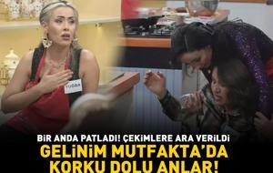 GELİNİM MUTFAKTA'DA KORKU DOLU ANLAR! Fırın patladı, çekimlere ara verildi