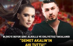 Rapçi Blok3'e büyük şok! Alkollü ve ehliyetsiz yakalandı! 'DEMET AKALIN'IN AHI TUTTU!'