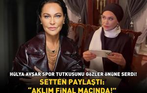 Spor tutkusunu gözler önüne serdi! Hülya Avşar setten paylaştı: 'Aklım final maçında!'