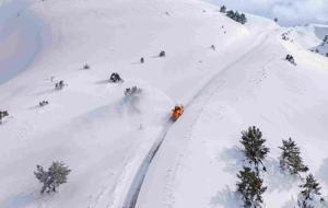 Nalbant Geçidi'nde kar kalınlığı 1 metreye ulaştı