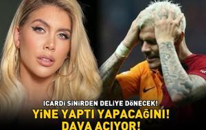 Galatasaray'ın yıldızı Icardi sinirden deliye dönecek! Wanda Nara yine yaptı yapacağını! DAVA AÇIYOR