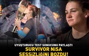 Survivor şampiyonu Nisa Bölükbaşı sessizliğini bozdu! Uyuşturucu test sonucunu paylaştı!
