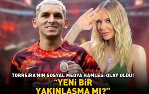Galatasaray'ın yıldızı Lucas Torreira, Hande Sarıoğlu'nu takibe aldı! Sosyal medya karıştı: 'YENİ BİR YAKINLAŞMA MI?'