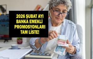 ŞUBAT EMEKLİ PROMOSYON ÖDEMELERİ: Hangi banka en yüksek emekli promosyonu veriyor? Bankalar emekliye ne kadar promosyon veriyor? Banka banka tam liste...