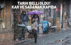 Dikkat! Tarih belli oldu: Meteoroloji uyardı: Kar ve sağanak kapıda