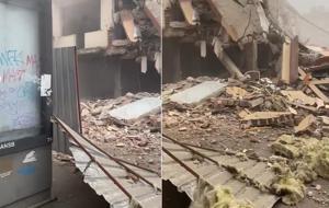 Küçükçekmece'de facianın eşiğinden dönüldü! Bir anda ortalık toz duman oldu