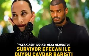 'YASAK AŞK' İDDİASI OLAY OLMUŞTU! Survivor Efecan ile Duygu Çavdar barıştı